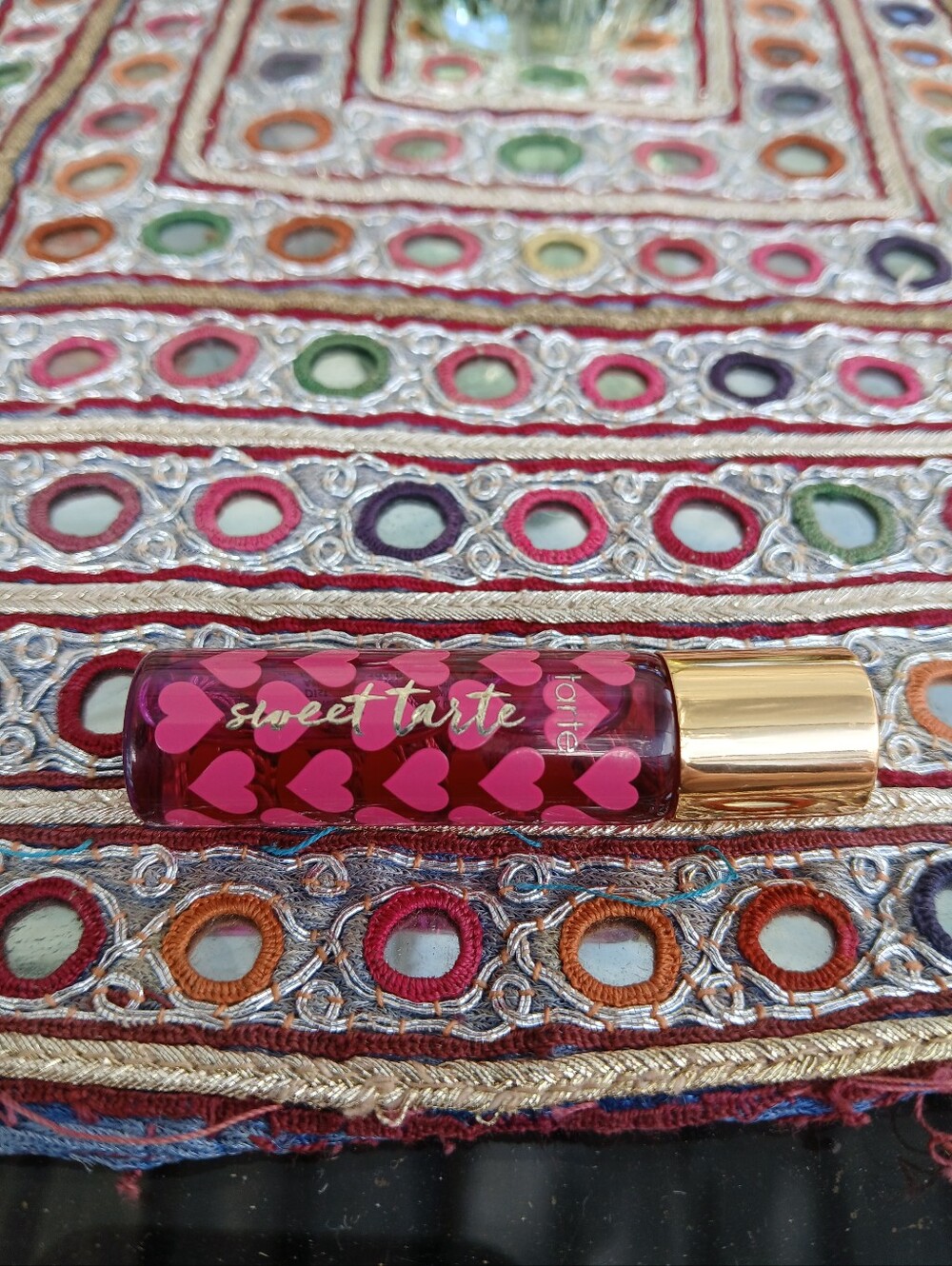 tarte Sweet Tarte Pink Heart Rollerball Lip Gloss